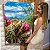 Quadro Decorativo Canvas Floral Cactos com Flor Rosa Vertical - Imagem 5