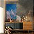 Quadro Decorativo Canvas Floral Dentes de Leão em Fundo Azul - Imagem 2