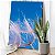 Quadro Decorativo Canvas Floral Dentes de Leão em Fundo Azul - Imagem 1