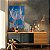 Quadro Decorativo Canvas Floral Dentes de Leão em Fundo Azul - Imagem 3
