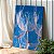 Quadro Decorativo Canvas Floral Dentes de Leão em Fundo Azul - Imagem 2