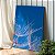 Quadro Decorativo Canvas Floral Dentes de Leão em Fundo Azul - Imagem 1