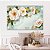 Quadro Decorativo Canvas Floral Ramo de Flores Brancas Horizontal - Imagem 4