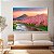 Quadro Decorativo Canvas Paisagem Monte Fuji Árvores Flor de Cerejeira Sakura Horizontal - Imagem 3