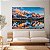 Quadro Decorativo Canvas Paisagem Montanhas ao Por do Sol e Reflexo no Lago - Imagem 2