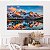 Quadro Decorativo Canvas Paisagem Montanhas ao Por do Sol e Reflexo no Lago - Imagem 4