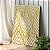 Quadro Decorativo Canvas Abstrato Padrão Losangos Branco e Dourado Vertical - Imagem 2