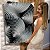 Quadro Decorativo Canvas Abstrato Padrão Espirais Prata Vertical - Imagem 5