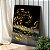 Quadro Decorativo Flutuante Abstrato Estilo Nórdico com Peixes Dourados em Círculo Vertical - Imagem 4