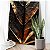 Quadro Decorativo Canvas Abstrato Padrão Dourado com Gotas D'água Vertical - Imagem 2