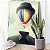 Quadro Decorativo Canvas Surrealismo Homem com Balão na Cabeça Sonhar Alto Pensar Grande Vertical - Imagem 4