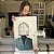 Quadro Decorativo Canvas Surrealismo Homem com Gaiola na Cabeça Liberdade Vertical - Imagem 5