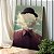 Quadro Decorativo Canvas Surrealismo Homem com Cabeça nas Nuvens Vertical - Imagem 4