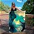Quadro Decorativo Canvas Pintura Abstrata Cores Frias Vertical - Imagem 6