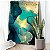 Quadro Decorativo Canvas Pintura Abstrata Cores Frias Vertical - Imagem 2