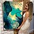 Quadro Decorativo Canvas Pintura Abstrata Cores Frias Vertical - Imagem 5