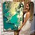 Quadro Decorativo Canvas Pintura Abstrata Cores Frias Verde Água Vertical - Imagem 5