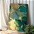 Quadro Decorativo Canvas Pintura Abstrata Cores Frias Vertical - Imagem 2