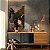 Quadro Decorativo Canvas Pintura Abstrata Tons Terrosos Fortes Vertical - Imagem 3