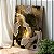 Quadro Decorativo Canvas Pintura Abstrata Tons Terrosos Fortes Vertical - Imagem 1
