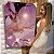 Quadro Decorativo Canvas Pintura Abstrata Tons de Roxo com Pontos Luminosos Vertical - Imagem 5