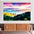 Quadro Decorativo Canvas Paisagem Colorida Campo Horizonte Céu Várias Cores Horizontal - Imagem 4