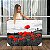 Quadro Decorativo Canvas Flores Vermelhas em Paisagem Preta e Branca Horizontal - Imagem 1