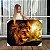 Quadro Decorativo Canvas Animais Leão Paisagem com Céu Dourado Horizontal - Imagem 1