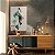 Quadro Decorativo Canvas Abstrato Formas Geométricas Triângulos e Losangos Vertical - Imagem 3