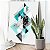 Quadro Decorativo Canvas Abstrato Formas Geométricas Triângulos e Losangos Vertical - Imagem 1