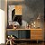 Quadro Decorativo Canvas Formas Abstratas Preto Branco e Dourado Vertical - Imagem 3