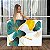 Quadro Decorativo Canvas Folhas de Lótus Coloridas em Fundo Suave Horizontal - Imagem 1