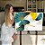 Quadro Decorativo Canvas Folhas de Lótus Coloridas em Fundo Suave Horizontal - Imagem 7