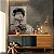 Quadro Decorativo Canvas Retrato de Mulher sem Rosto Preto e Branco Vertical - Imagem 2