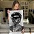 Quadro Decorativo Canvas Retrato de Mulher sem Rosto Preto e Branco Vertical - Imagem 5