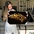 Quadro Decorativo Canvas Asa Direita de Pássaro Dourado Golden Fundo Preto Horizontal - Imagem 6