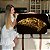 Quadro Decorativo Canvas Asa Direita de Pássaro Dourado Golden Fundo Preto Horizontal - Imagem 7