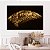 Quadro Decorativo Canvas Asa Esquerda de Pássaro Dourado Golden Fundo Preto Horizontal - Imagem 2