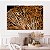 Quadro Decorativo Canvas Asbtrato Moderno de Folhas Douradas Elegantes Horizontal - Imagem 2