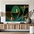 Quadro Decorativo Canvas Composição Abstrata de Flores Copo de Leite Verdes Horizontal - Imagem 4