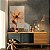 Quadro Decorativo Canvas Flor Laranja Pétalas Finas Vertical - Imagem 3