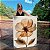 Quadro Decorativo Canvas Flor em Tons Terrosos Pétalas Finas Vertical - Imagem 6