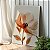 Quadro Decorativo Canvas Flor em Tons Terrosos Pétalas Finas Vertical - Imagem 1