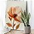 Quadro Decorativo Canvas Flor em Tons Terrosos Pétalas Finas Vertical - Imagem 2