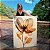 Quadro Decorativo Canvas Flor em Tons Terrosos Pétalas Finas Vertical - Imagem 6