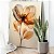 Quadro Decorativo Canvas Flor em Tons Terrosos Pétalas Finas Vertical - Imagem 1
