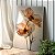 Quadro Decorativo Canvas Flores em Tons Terrosos Pétalas Finas Vertical - Imagem 1