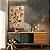 Quadro Decorativo Canvas Ramos Folhas em Tons Terrosos Vertical - Imagem 3
