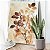 Quadro Decorativo Canvas Ramos Folhas em Tons Terrosos Vertical - Imagem 1
