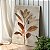 Quadro Decorativo Canvas Ramos Folhas em Tons Terrosos Vertical - Imagem 1